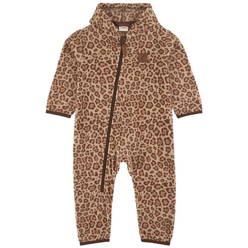 Kuling Northpole Fleece Onesie Walnut Leo | Brun | 80 cm