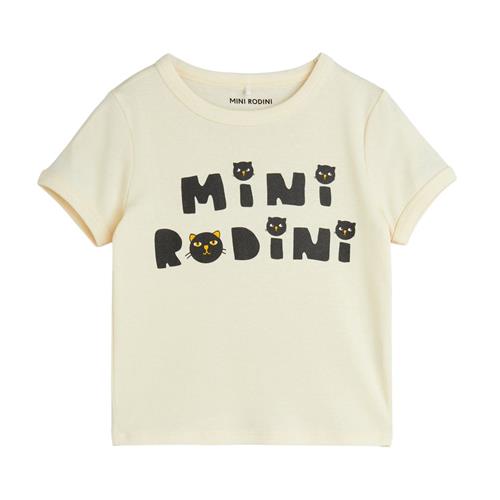 Mini Rodini Cats T-Shirt Offwhite | Hvid | 140/146 cm