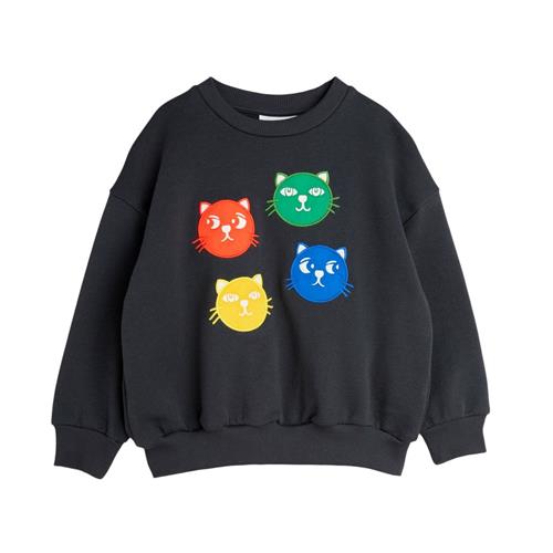 Mini Rodini Cool Cat Sweatshirt Black | Sort | 92/98 cm