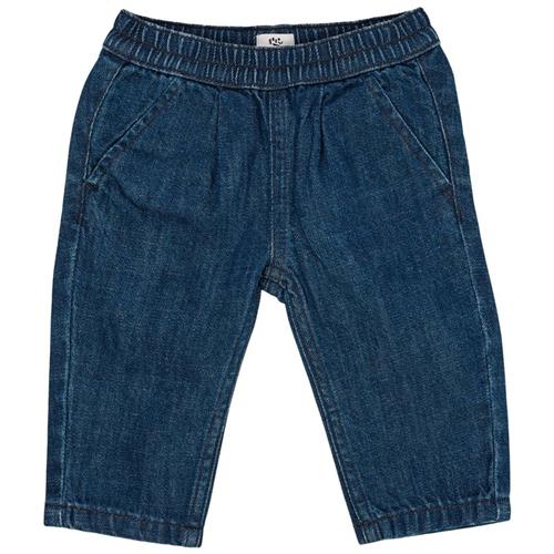 Copenhagen Colors Økologiske bomuldsbabyjeans Dark Indigo Blue Washed | Blå | 80 cm