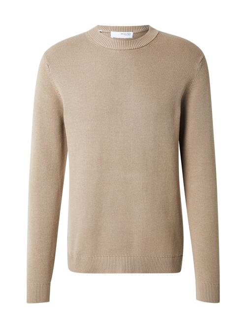 SELECTED HOMME Pullover 'SLHDANE'  beige / mørkebeige