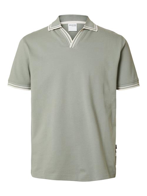 SELECTED HOMME Bluser & t-shirts 'SLHJACK'  mint / hvid