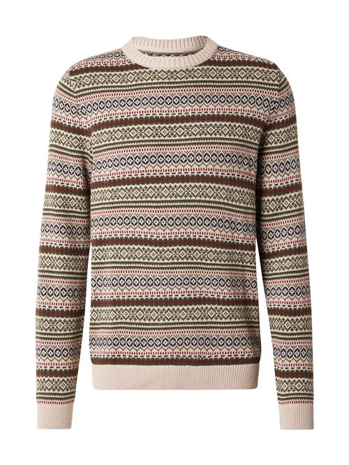 Jack & Jones Premium Pullover  mørkeblå / taupe / mørkegrøn / mørkerød