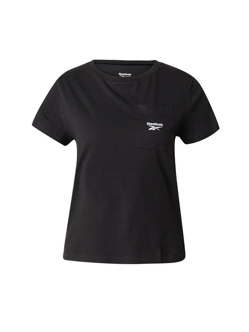 Reebok Funktionsbluse  sort / hvid