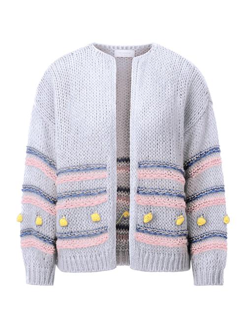 Rich & Royal Cardigan  gul / lilla / pink / offwhite