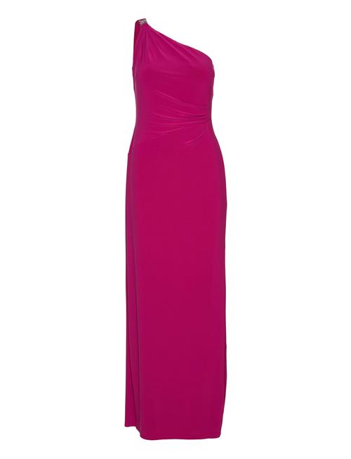 Lauren Ralph Lauren Jersey -Shoulder Gown Lauren Ralph Lauren Pink