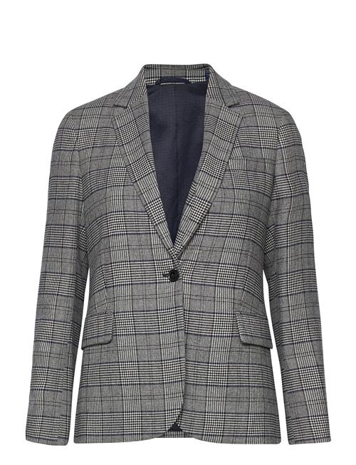 GANT D1. Check Flannel Regular Blazer GANT Blue