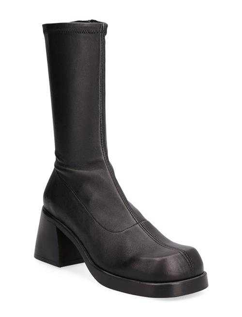 Elke Black Stretch Boots MIISTA Black