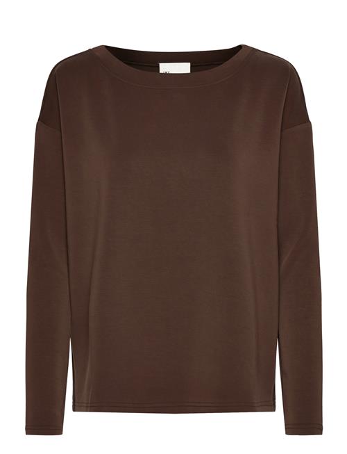 My Essential Wardrobe Ellemw Boxy Blouse My Essential Wardrobe Brown