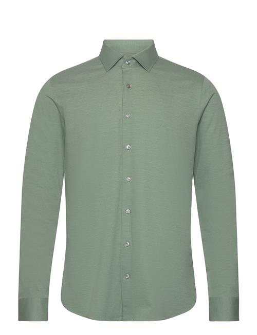 Michael Kors Solid Pique Slim Shirt Michael Kors Green