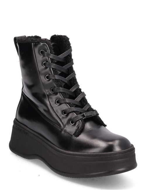 Calvin Klein Pitched Combat Boot Wl Calvin Klein Black