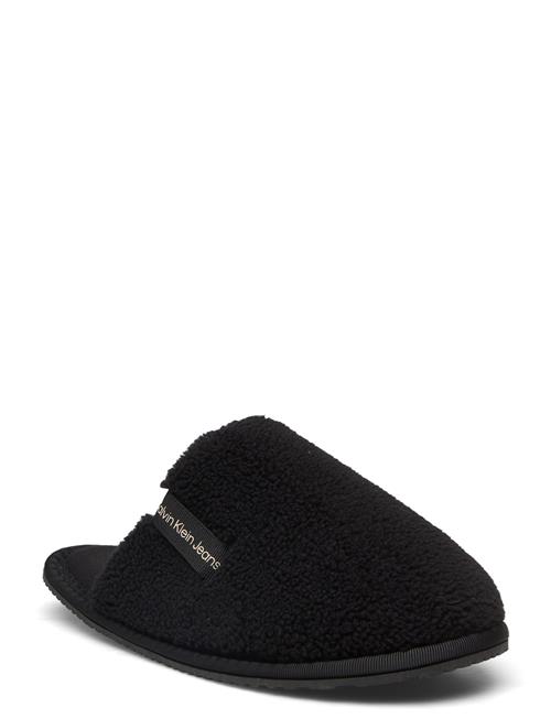 Calvin Klein Hotel Slipper Surfaces Sherpa Wn Calvin Klein Black