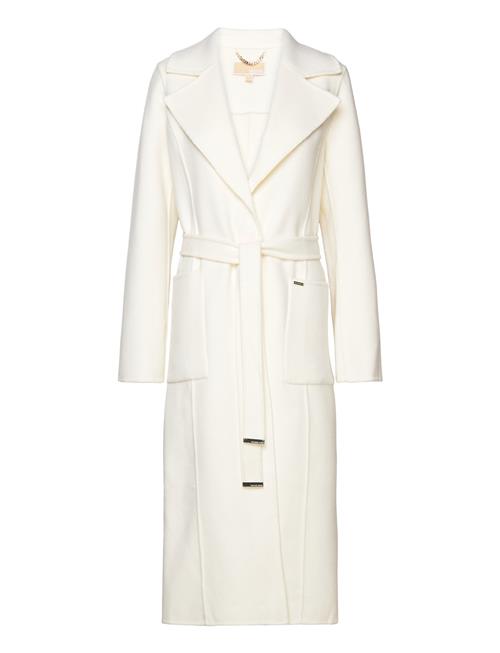 Michael Kors Dfw Robe Coat Michael Kors White