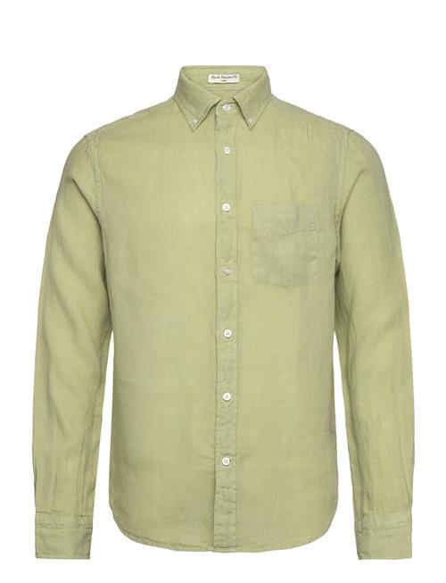 GANT Reg Gmnt Dyed Linen Shirt GANT Green