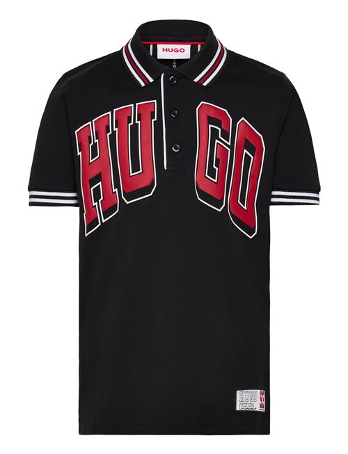 Hugo Kids Short Sleeve Polo Hugo Kids Black