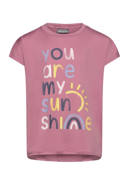 Color Kids Long T-Shirt W. Print -S/S Color Kids Pink