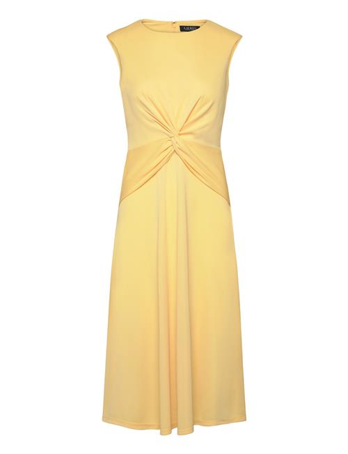 Lauren Ralph Lauren Twist-Front Jersey Dress Lauren Ralph Lauren Yellow