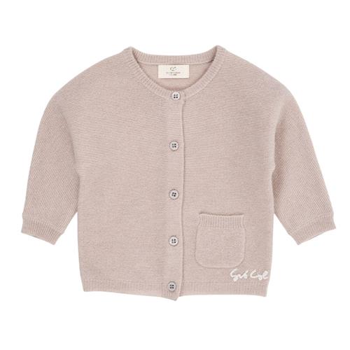 Copenhagen Colors Cashmere Classic Baby Cardigan Beige | Beige | 92 cm