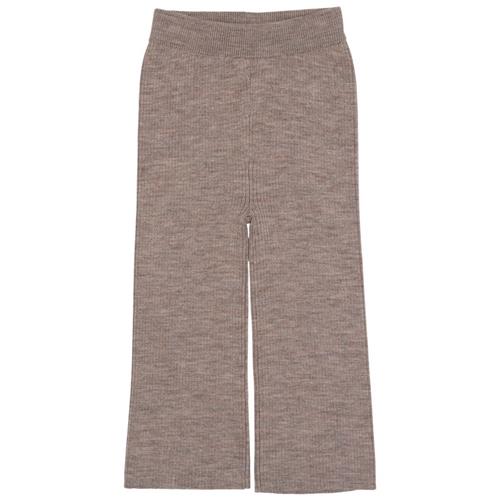 Copenhagen Colors Merino Wide Ribbed Pants Natural Melange | Beige | 134/140 cm