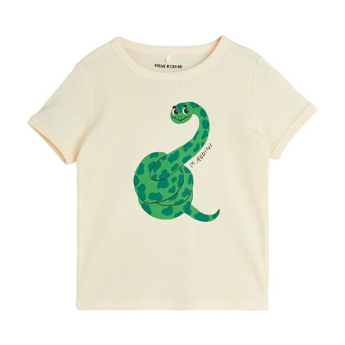 Mini Rodini T-shirt med slangegrafik i Offwhite | Hvid | 140/146 cm