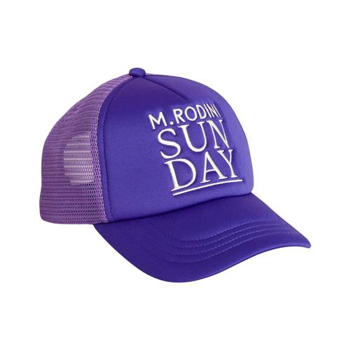 Mini Rodini Sunday Embroided Trucker Cap Purple | Lilla | 56/58 cm