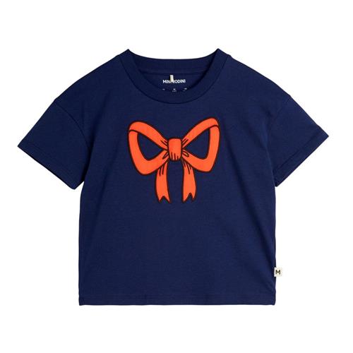 Mini Rodini T-shirt med sløjfe Blue | Blå | 92/98 cm