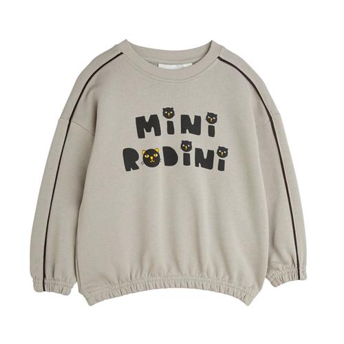 Se Mini Rodini Mini Rodini Cats Sweatshirt Grey | Grå | 116/122 cm ved Babyshop