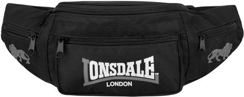 LONSDALE Bæltetaske 'Hip Bag'  sort / hvid