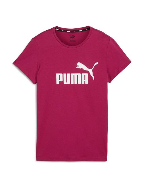 PUMA Funktionsbluse 'ESSENTIAL'  mørk pink / hvid