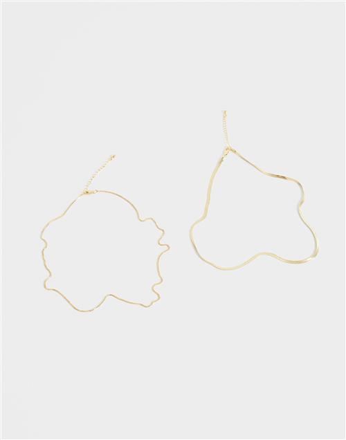 Pieces - Guld - Pcbina 2-Pack Necklace Noos