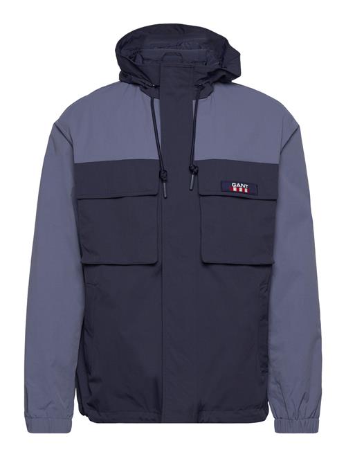 GANT D1. Blocked Hooded Jacket GANT Blue