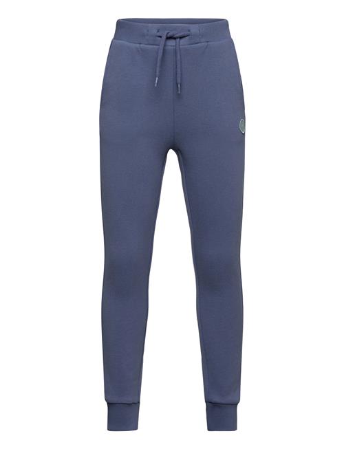 Badge Jog Pant - Gots/Vegan Knowledge Cotton Apparel Blue