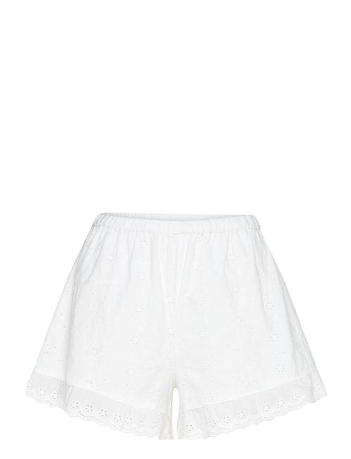 Lindex Shorts Broderie Anglaise Lindex White