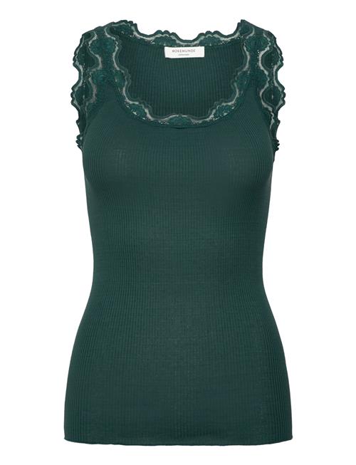 Rosemunde Silk Top W/ Lace Rosemunde Green