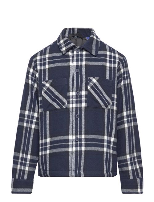 Jack & Jones Jjwilliam Padded Overshirt Ls Jnr Jack & J S Navy