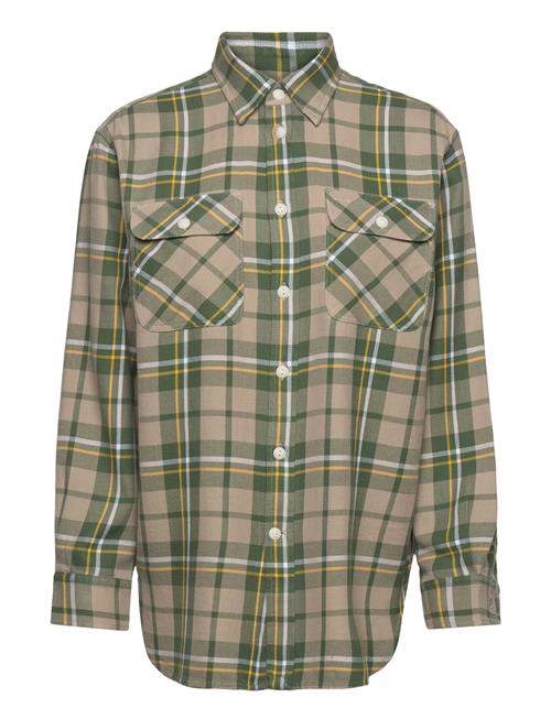 Polo Ralph Lauren Relaxed Fit Plaid Twill Utility Shirt Polo Ralph Lauren Green