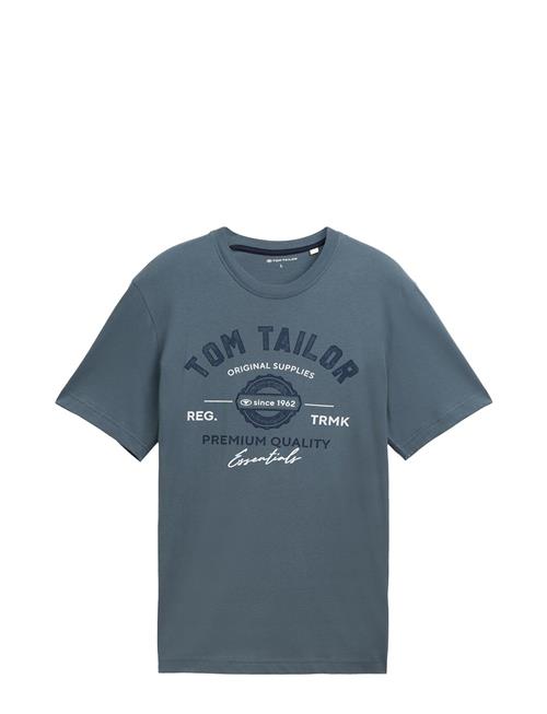 Logo Tee Tom Tailor Blue