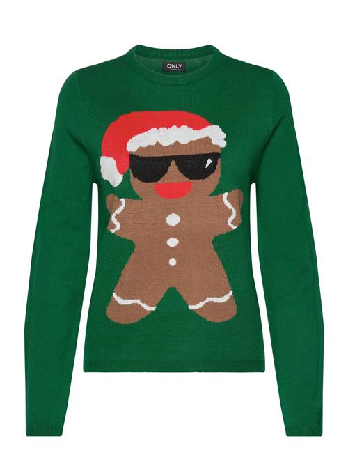 ONLY Onlxmas Cookies Ls O-Neck Box Knt ONLY Green