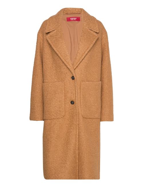 Esprit Casual Women Coats Woven Regular Esprit Casual Brown