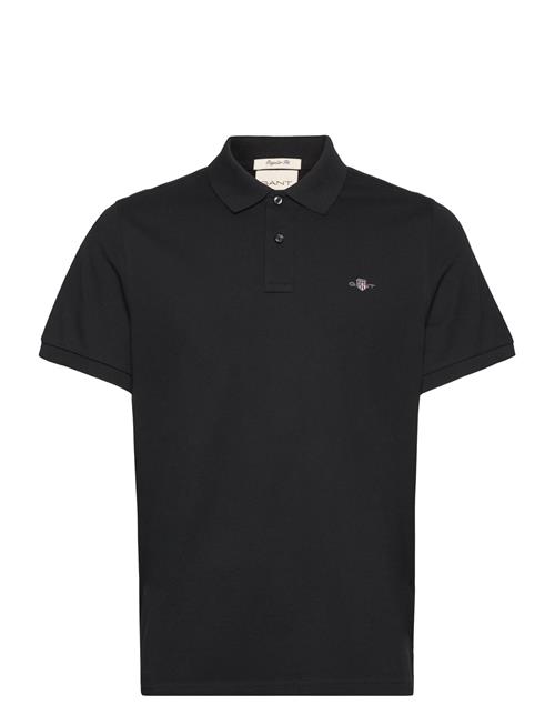 GANT Reg Shield Ss Pique Polo GANT Black