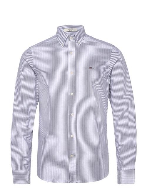 GANT Slim Oxford Banker Stripe Shirt GANT Blue