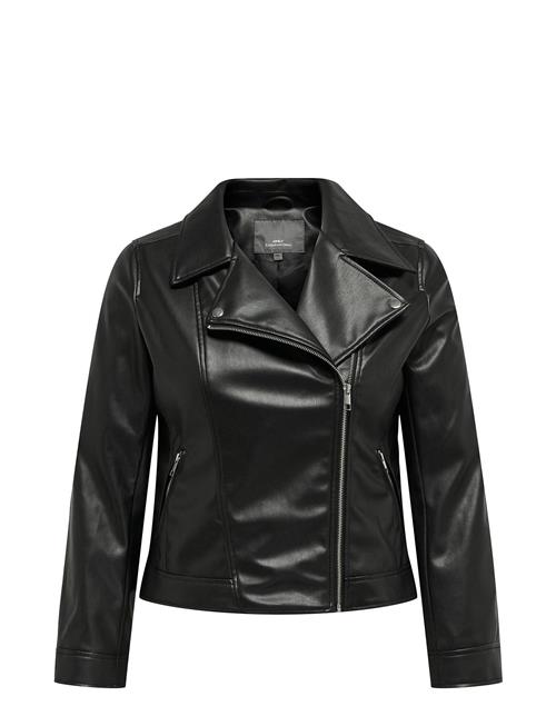 ONLY Carmakoma Carbecca Faux Leather Biker Otw ONLY Carmakoma Black