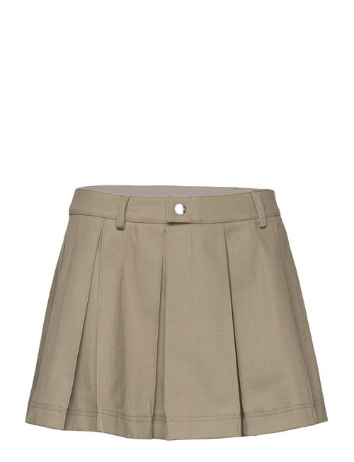 Mini Pleat Skirt Cannari Concept Beige