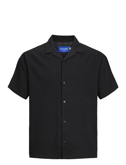 Jack & Jones Jorluke Crinkle Resort Shirt Ss Sn Jack & J S Black