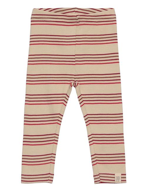 Petit Piao Legging Modal Multi Striped Petit Piao Red