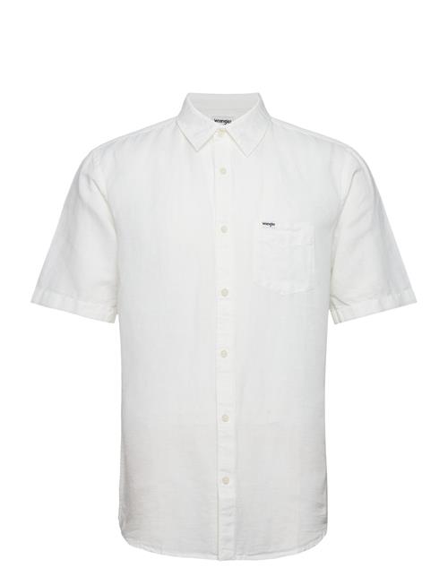 Wrangler Ss 1 Pkt Shirt Wrangler White