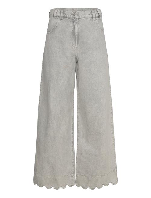 Stella Nova Loose Fitted Pant With Scallop Edge Stella Nova Grey