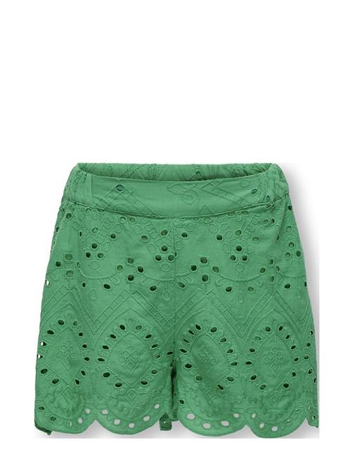 Kids Only Kogcleo Life Emb Shorts Wvn Kids Only Green