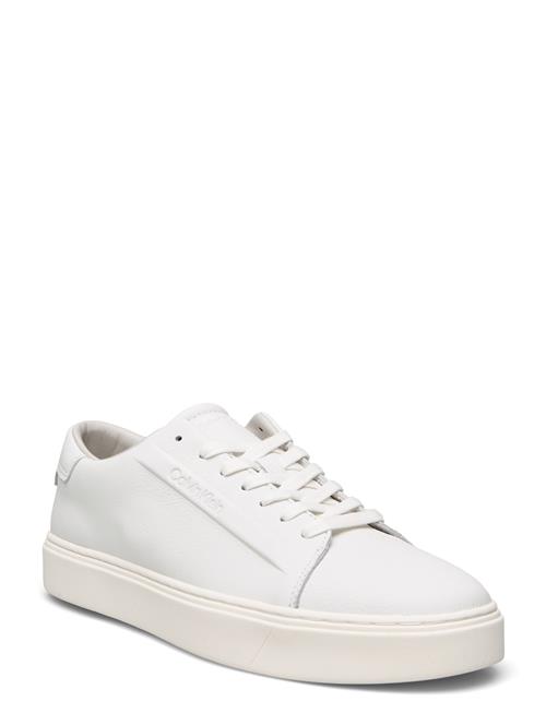 Calvin Klein Low Top Lace Up Lth Calvin Klein White