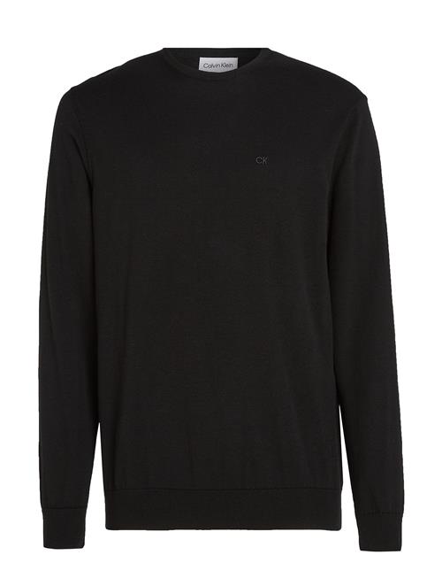 Calvin Klein Cotton Silk Blend Cn Sweater Calvin Klein Black